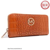 michael kors reliëf logo groot bruinen portefeuilles Tassen Replica u7auc744